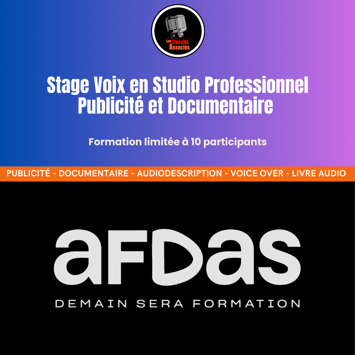 studios professionnels formation voix off