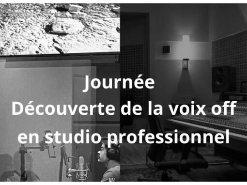 Découverte de la voix off en studio professionnel